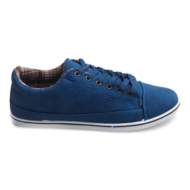Sneakers alte alla moda TL345 Navy Blue blu navy