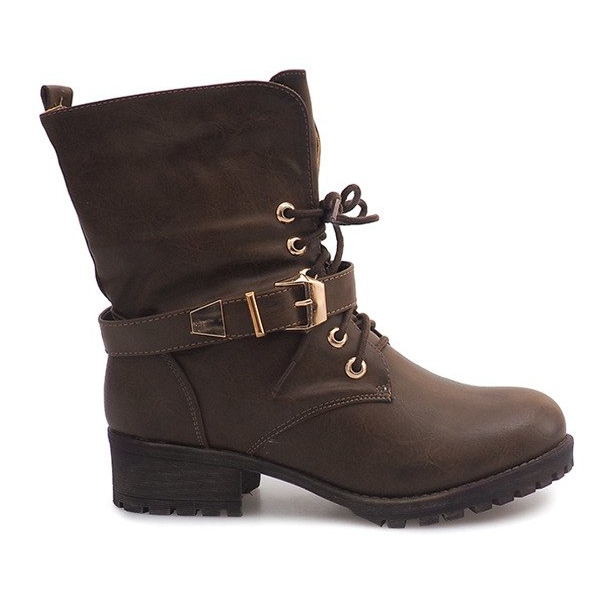 Workery 6616 Stivali cachi verde