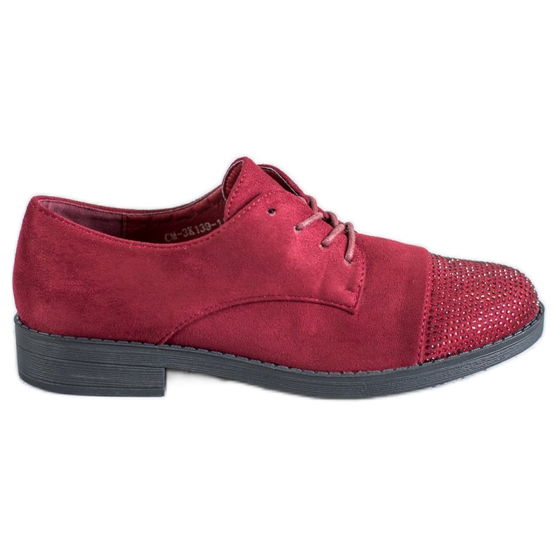 Best Shoes Scarpe Con Cristalli rosso