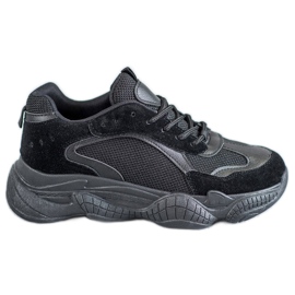 SHELOVET Sneakers nere da donna nero