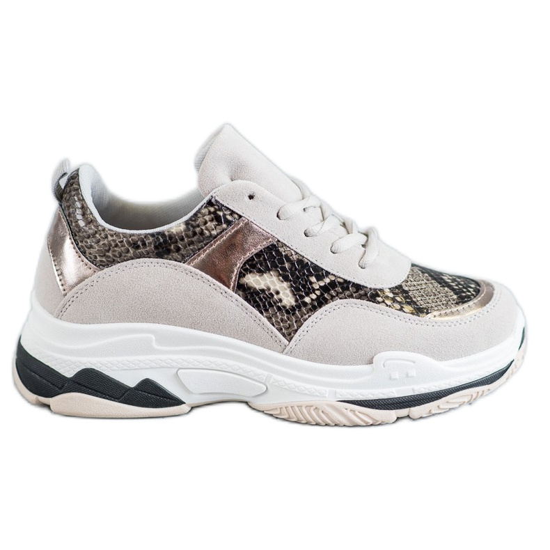 Kylie Sneakers con stampa serpente multicolore