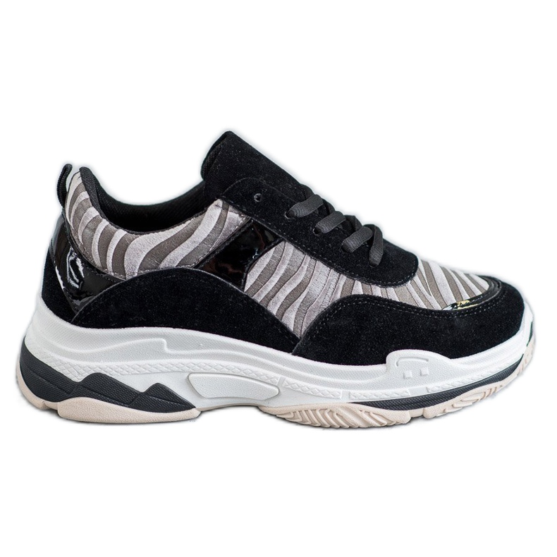 Kylie Sneakers con stampa zebrata nero multicolore