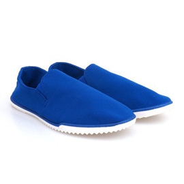 Sneakers Slip-On in Lycra 8527 Blu