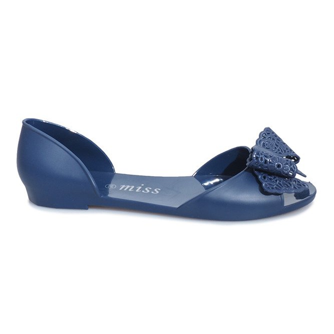 Sandali Meliski blu navy con fiocco Delmar
