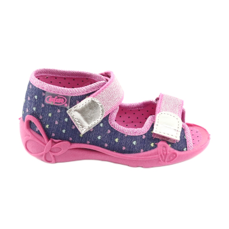 Scarpe per bambini Befado 242P093 blu navy rosa