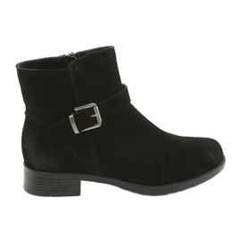 Stivali American Club SH04 in camoscio nero