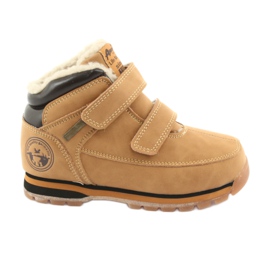American Club Stivali con velcro American ES camel marrone multicolore