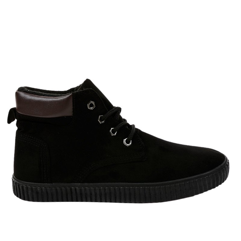 Sneakers nere da uomo isolate AN06 nero