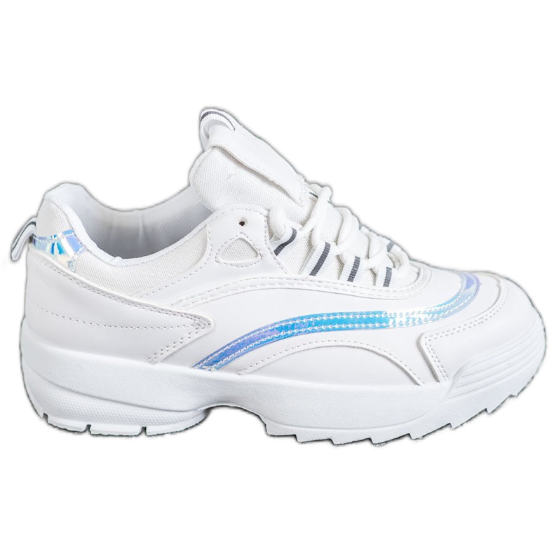SHELOVET Scarpe da ginnastica bianche alla moda bianca
