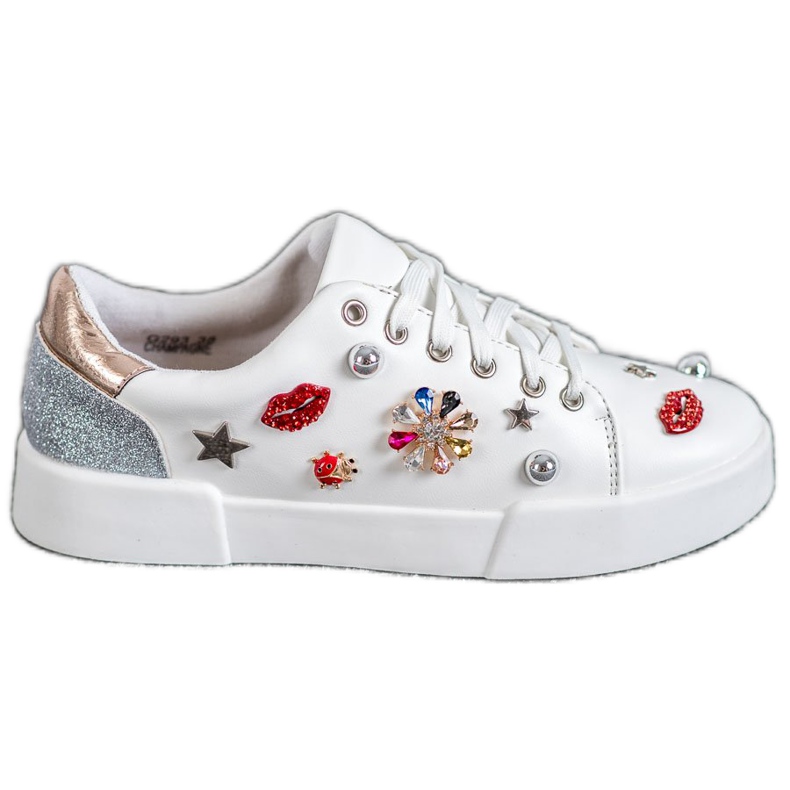 Bestelle Scarpe sportive con toppe bianca