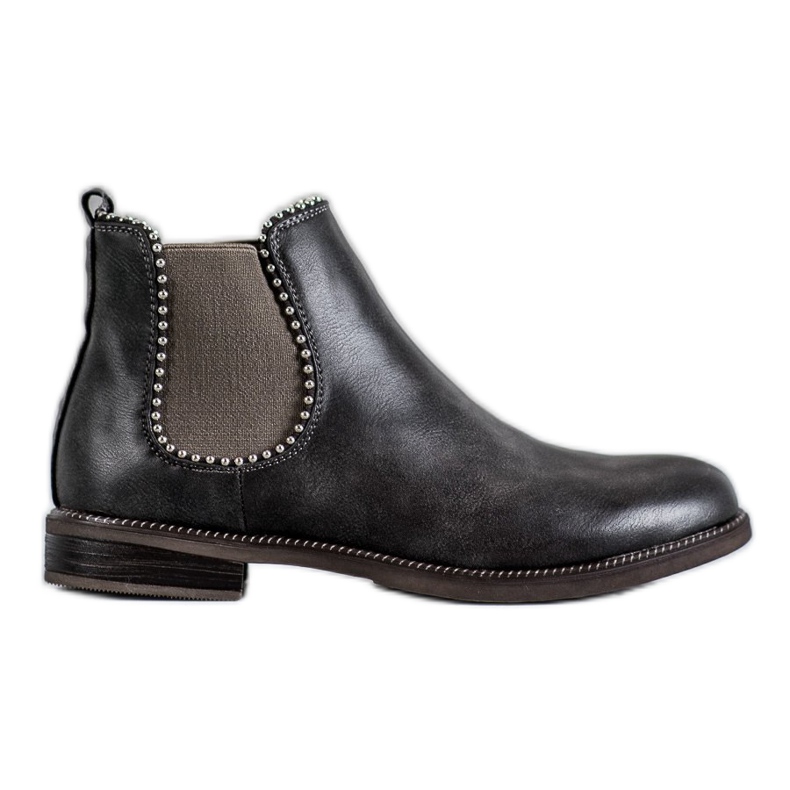 SDS Stivaletti Chelsea con jet grigio