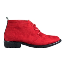 SHELOVET scarpe rosse rosso