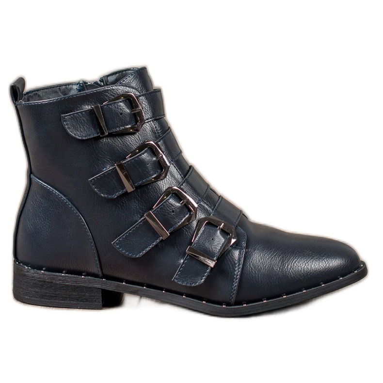 Cm Paris Stivali Con Fibbie blu