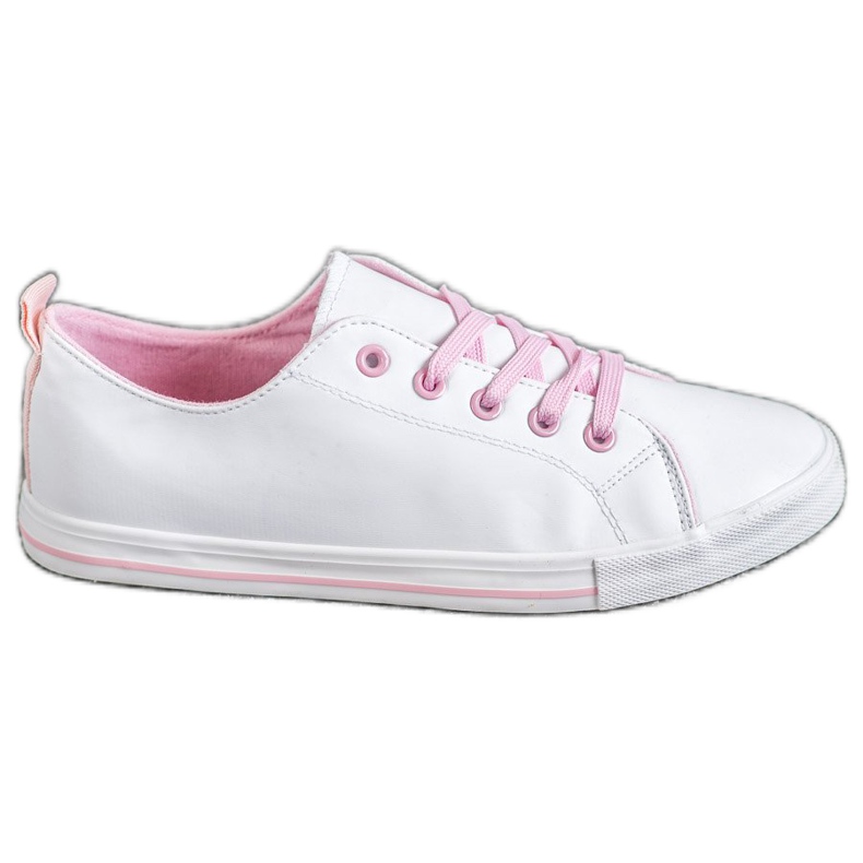 SHELOVET Scarpe da ginnastica comode bianca