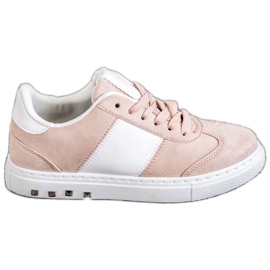 Emaks Sneakers Con Strass bianco rosa