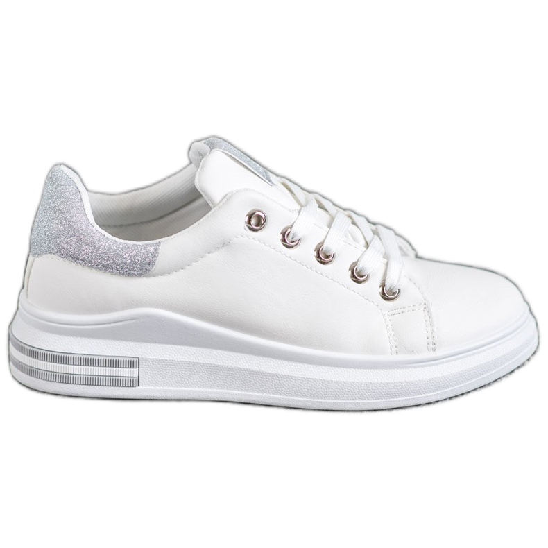 SHELOVET Sneakers in ecopelle bianca