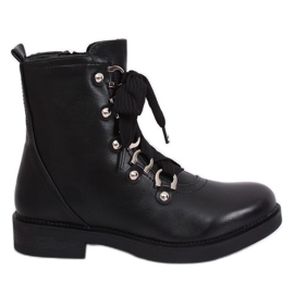 Stivali militari neri LJ001 Black nero