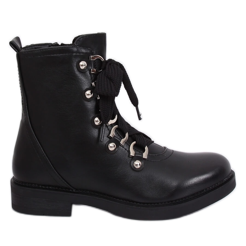 Stivali militari neri LJ001 Black nero