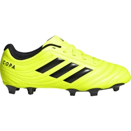 Scarpe da calcio Adidas Copa 19.4 Fg Jr F35461 giallo giallo
