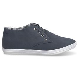 Sneakers Alte Alla Moda 3232 Blu Navy