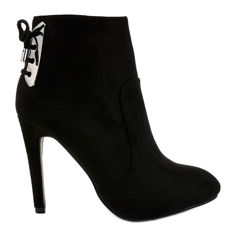 Stivaletti in camoscio nero LBS2551