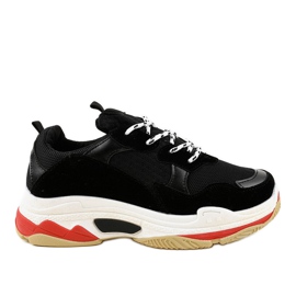 Scarpe sportive nere alla moda LL1710 nero