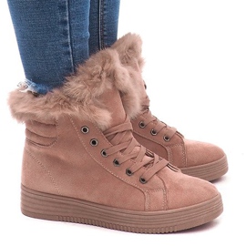 Sneakers calde AB-14 Rosa