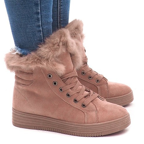 Sneakers calde AB-14 Rosa