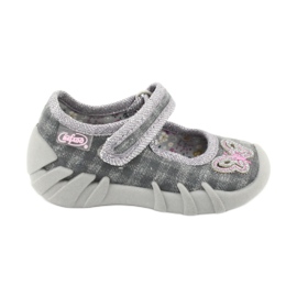 Scarpe per bambini Befado 109P189 rosa grigio
