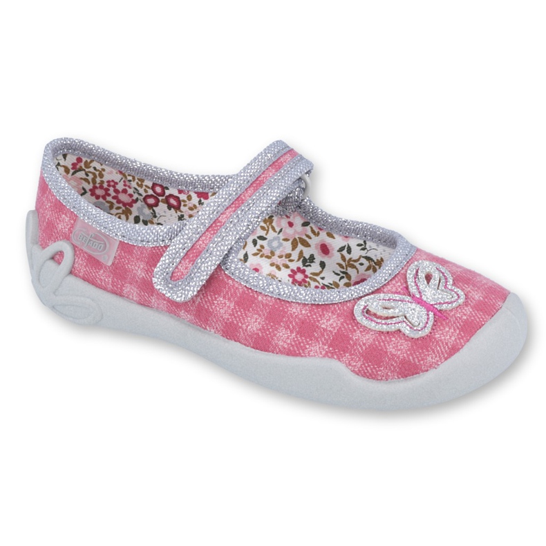 Scarpe per bambini Befado 114X363 rosa grigio