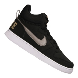 Scarpa Nike Court Borough Mid M 838938-005 nero