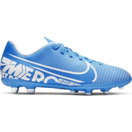 Scarpe da calcio Nike Mercurial Vapor 13 Club FG / MG Jr AT8161-414 blu blu