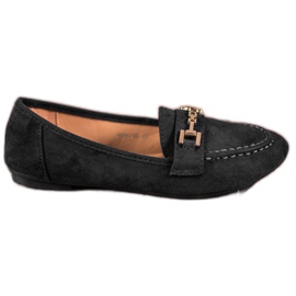 Abloom Signori in pelle scamosciata con ornamento nero