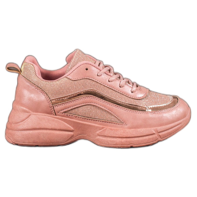 SHELOVET Scarpe sportive lucide rosa