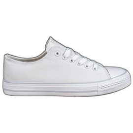 SHELOVET Scarpe da ginnastica bianche bianca