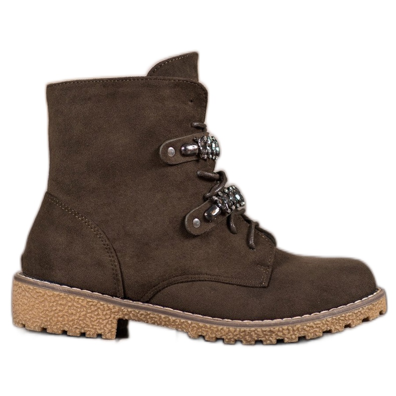 Bestelle Cacciatori con cristalli multicolore verde