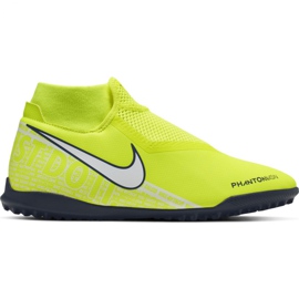 Nike Phantom Vsn Academy Df Tf M AO3269-717 scarpe da calcio giallo giallo