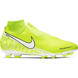 Scarpe da calcio Nike Phantom Vsn Pro Df Fg M AO3266-717 giallo giallo