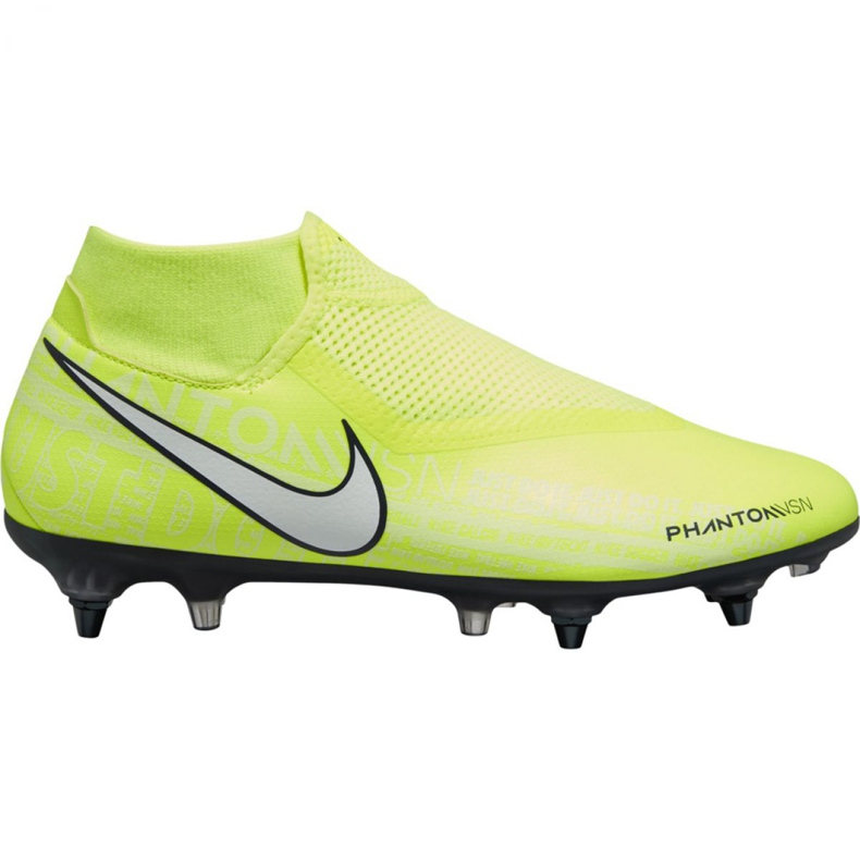 Nike Phantom Vsn Academy Df Sg Pro Ac M BQ8845-717 scarpe da calcio giallo giallo