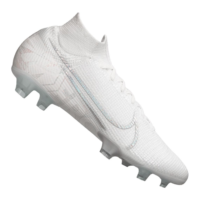 Scarpa da calcio Nike Superfly 7 Elite Fg M AQ4174-100 bianca bianca