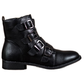 Cm Paris Stivali Con Fibbie nero