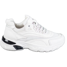 SHELOVET Scarpe da ginnastica alla moda bianco