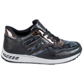 SHELOVET Sneakers con stampa serpente nero