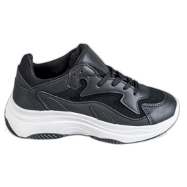 SHELOVET Scarpe da ginnastica sportive nero