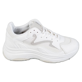SHELOVET Scarpe da ginnastica sportive bianca