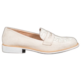 Bestelle Mocassini Con Glitter marrone