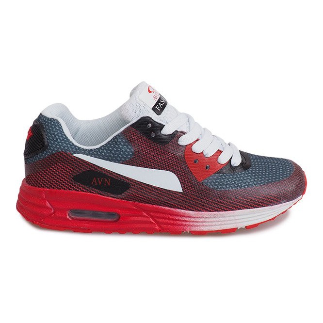 Sneakers Sportive B49-6 Rosse rosso multicolore