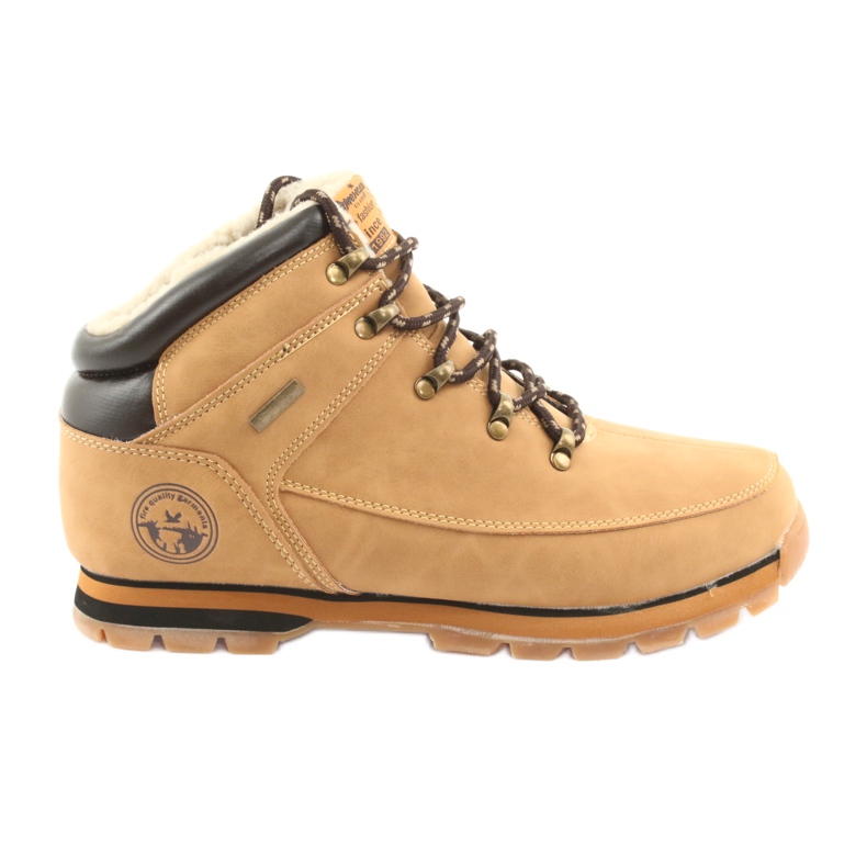 American Club Stivali stringati ES40 cammello marrone multicolore