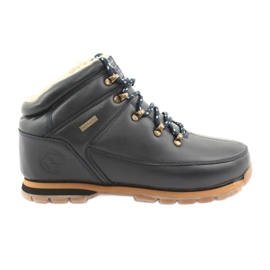 American Club Stivali stringati ES39 navy blu navy