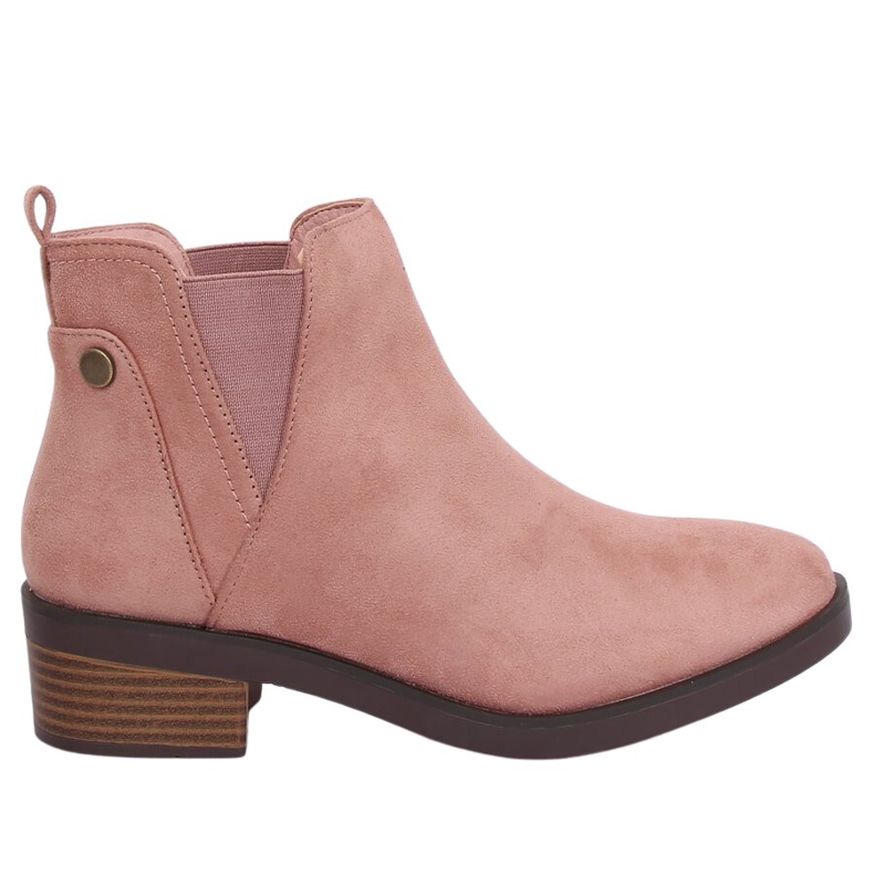 Stivaletti Chelsea rosa da donna 8B978 Pink